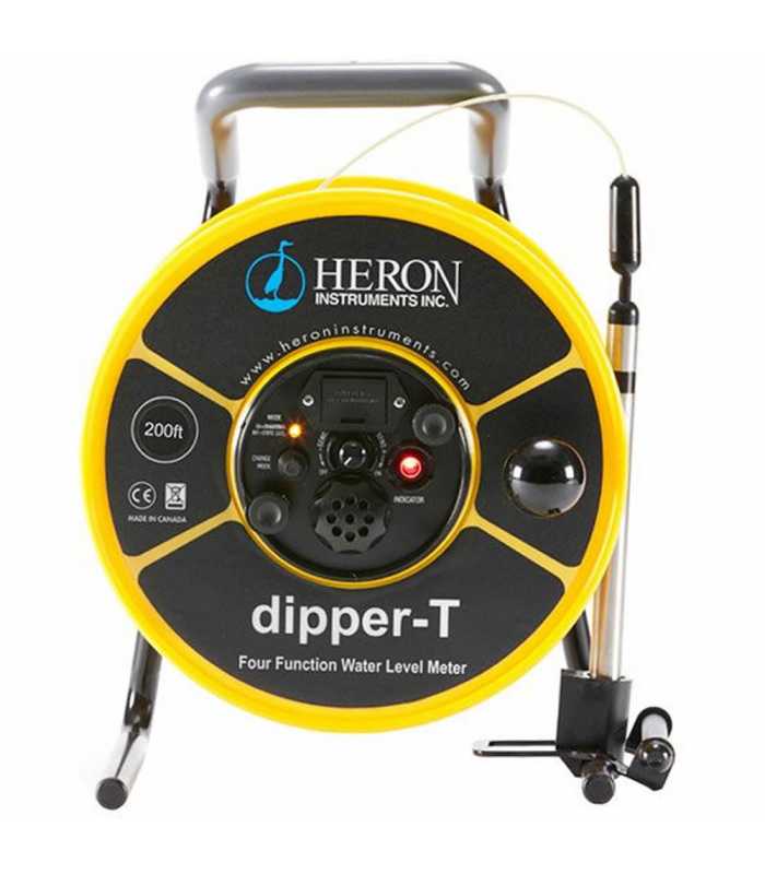 Heron dipper-T [1100-15M] Four Function Water Level Meter with 5/8" Probe & Metric Increments, 15m