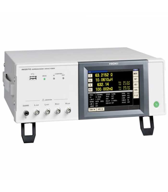 Hioki IM3570 Impedance Analyzer, Wide Band 4Hz-5Mz for High Speed Testing and Frequency Sweeping